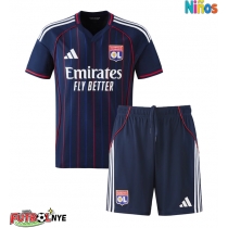 Camiseta Olympique Lyonnais Visitante Equipación para niños 2025-26 manga corta (+ pantalones cortos)